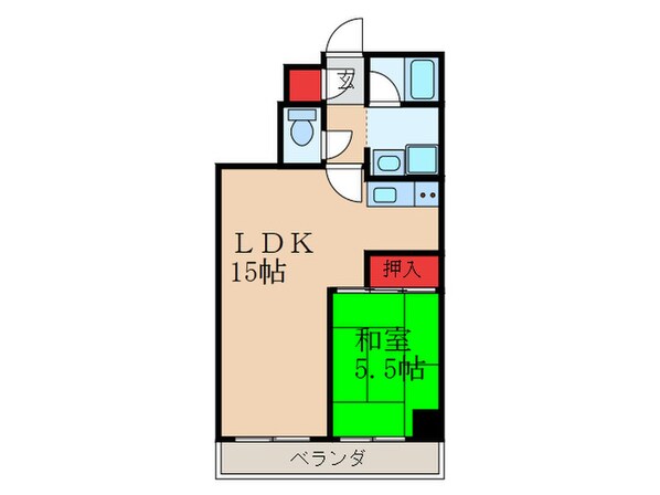 グランドール　フジタの物件間取画像